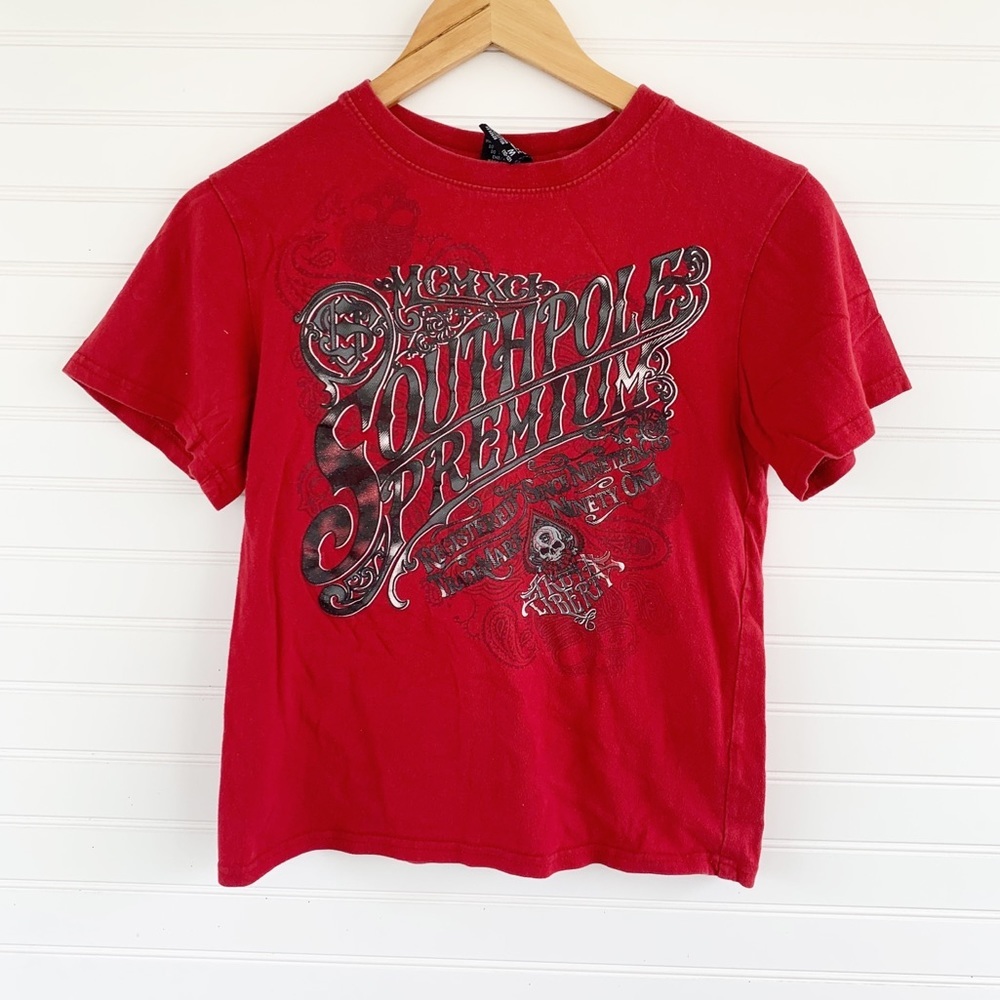 South Pole Red Graphic T-Shirts Boys Size Medium 10-12